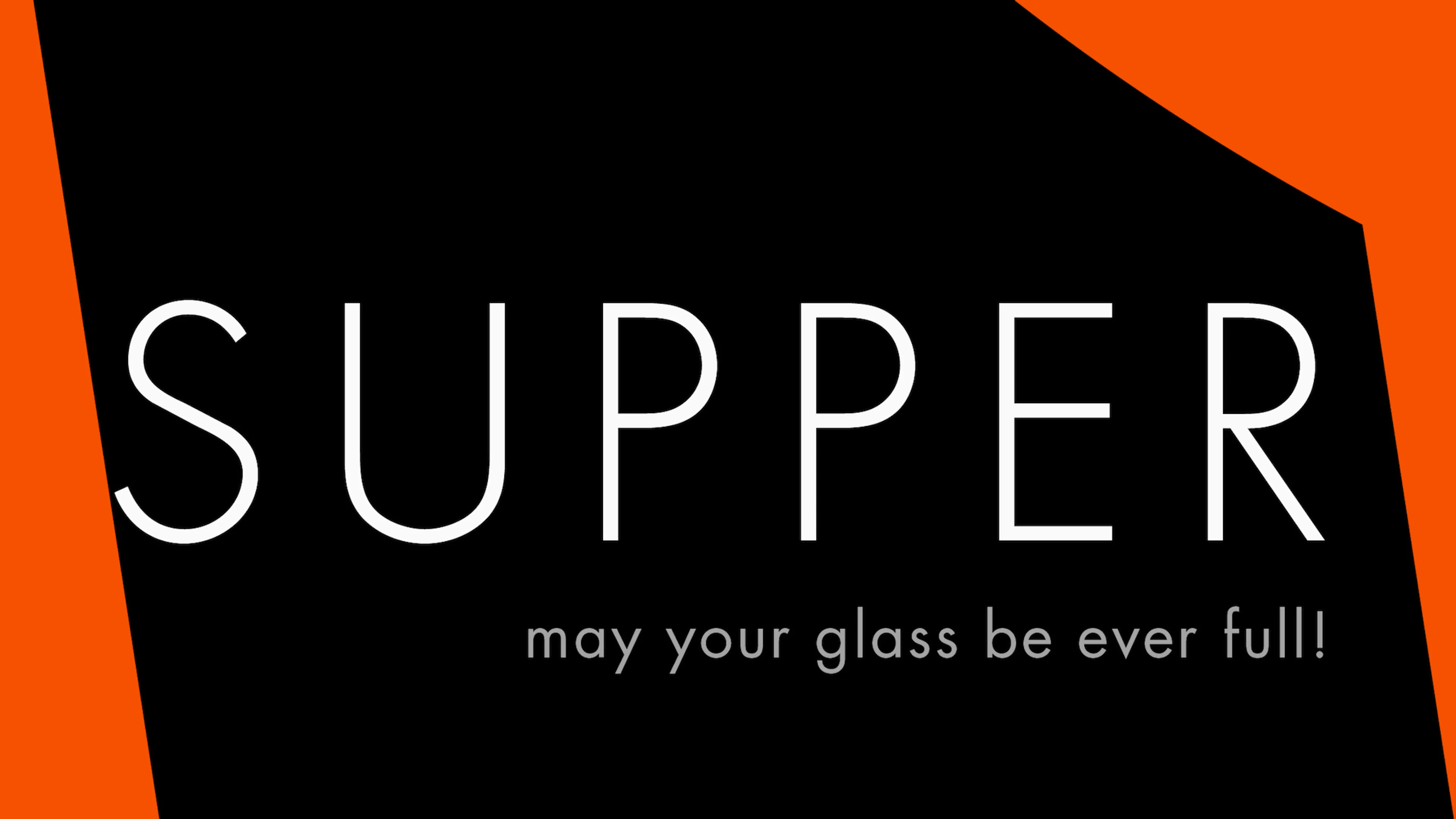 Supper poster